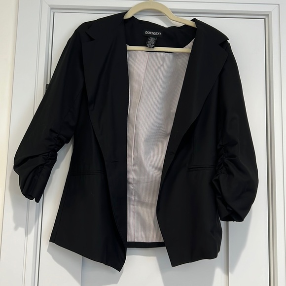 Doki Geki Jackets & Blazers - Black Women's Blazer